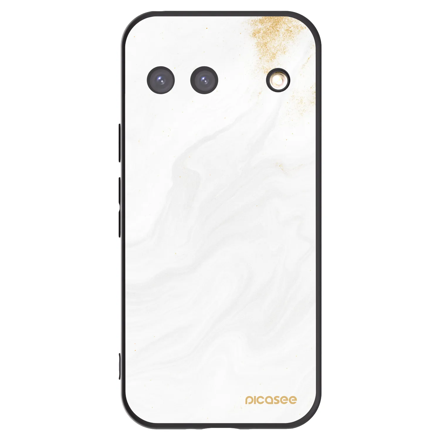 Picasee silikonowe czarne etui na Google Pixel 9 - White