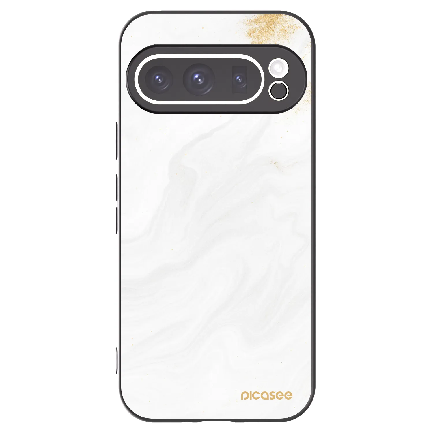Picasee silikonowe czarne etui na Google Pixel 9 Pro - White