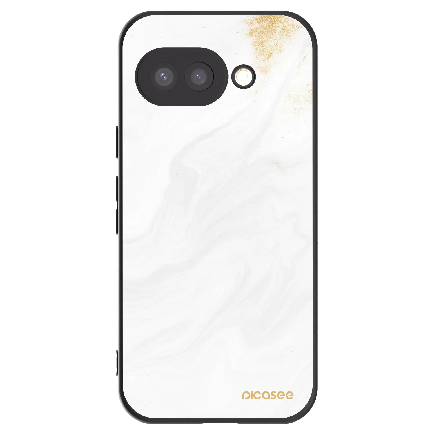 Picasee silikonowe czarne etui na Google Pixel 9a - White
