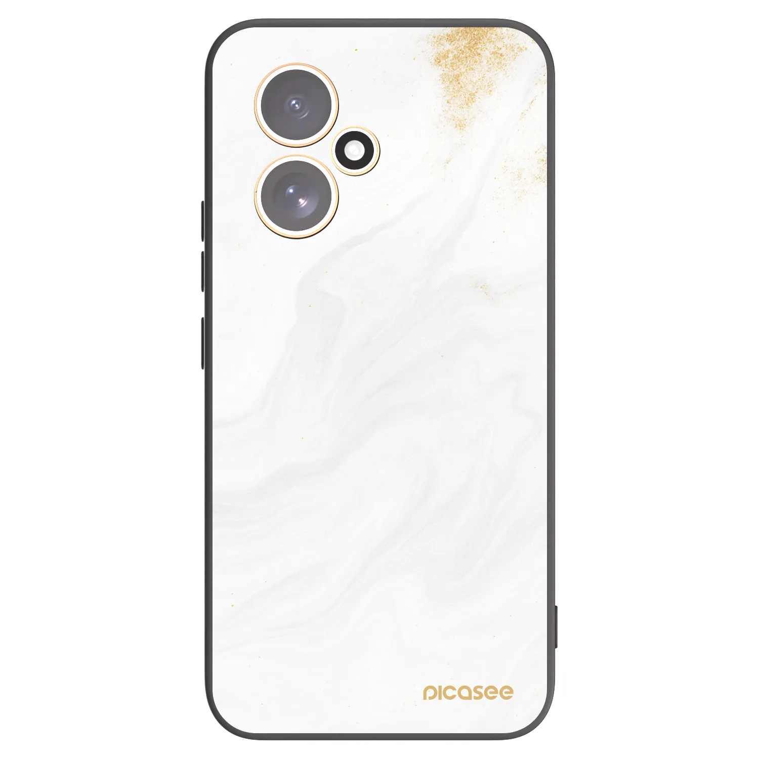 Picasee silikonowe czarne etui na Honor 400 5G - White