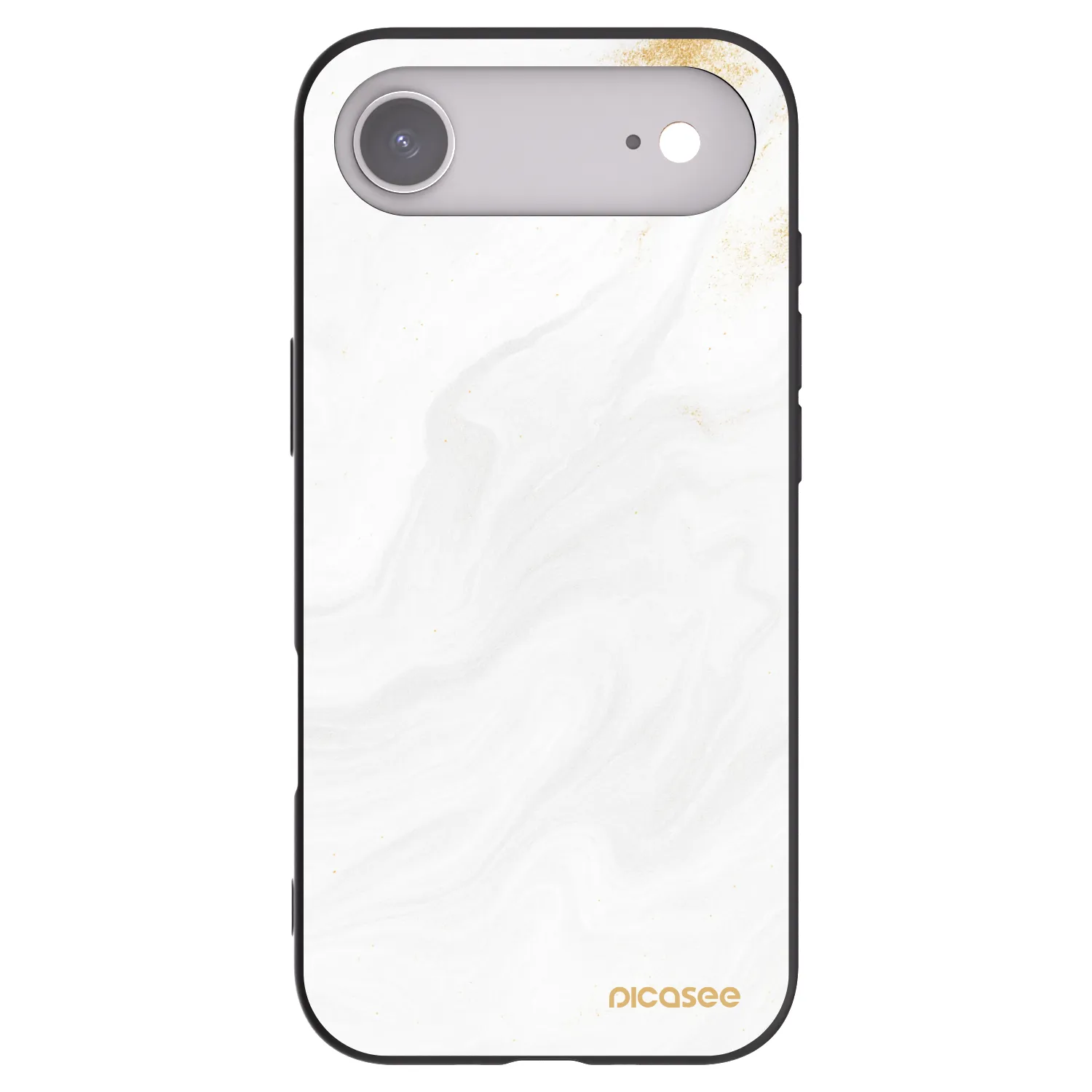 Picasee silikonowe czarne etui na Apple iPhone Air - White
