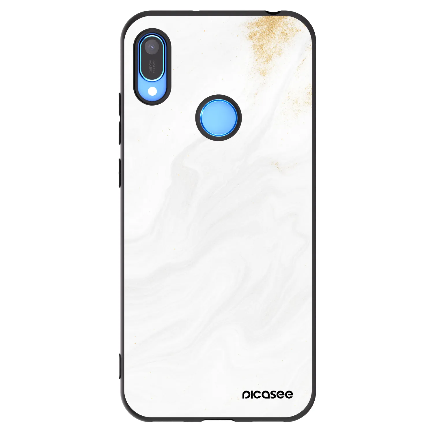 Picasee silikonowe czarne etui na Huawei Y6 2019 - White