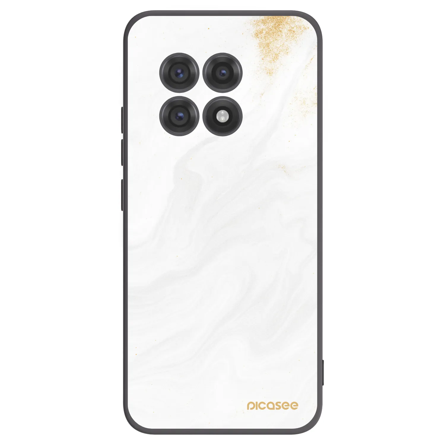 Picasee silikonowe czarne etui na OnePlus 13R 5G - White
