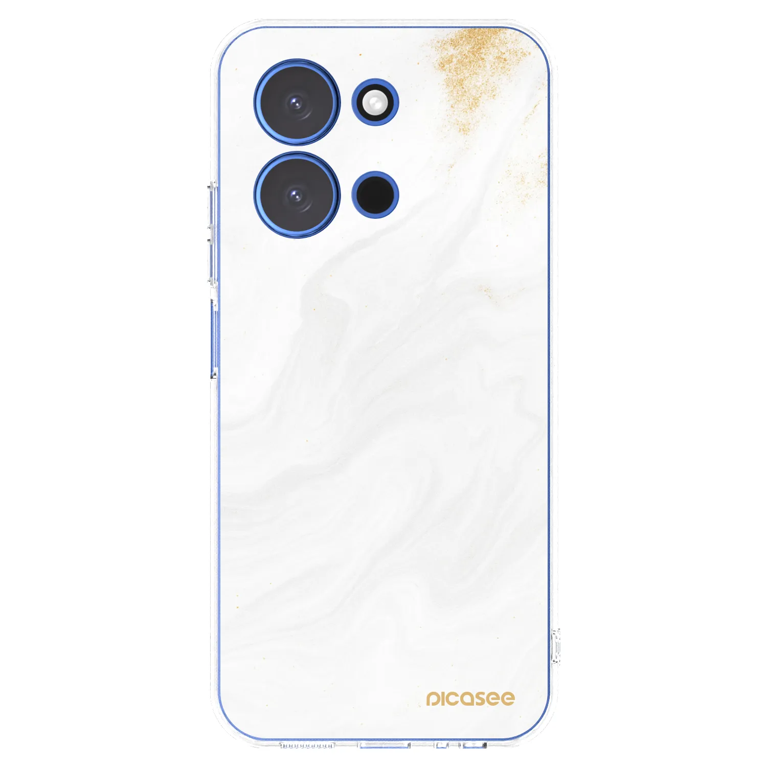 Picasee silikonowe przeźroczyste etui na Xiaomi Redmi 15C 4G - White