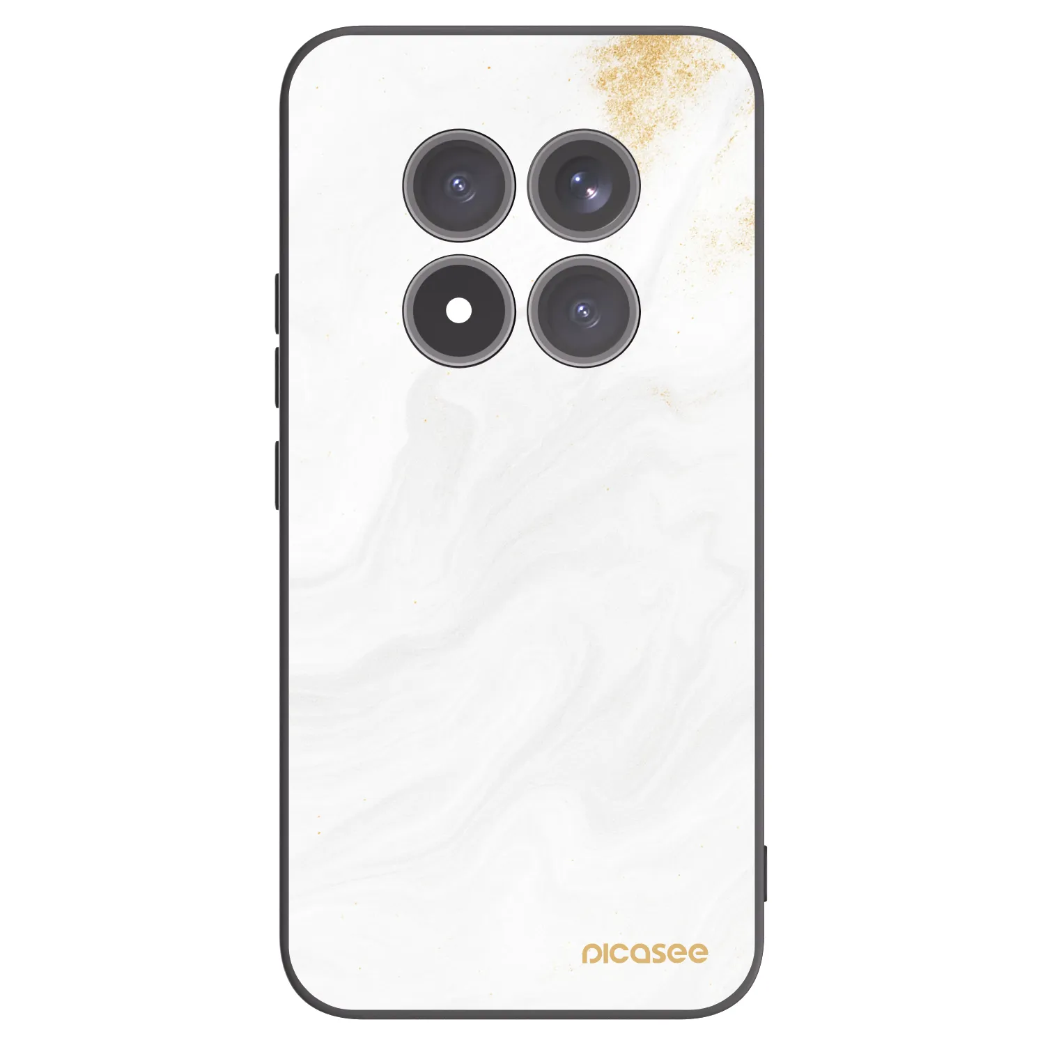 Picasee silikonowe czarne etui na Xiaomi Redmi Note 15 Pro+ - White