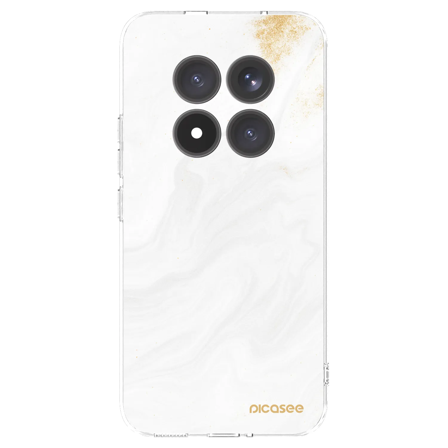 Picasee silikonowe przeźroczyste etui na Xiaomi Redmi Note 15 Pro+ - White