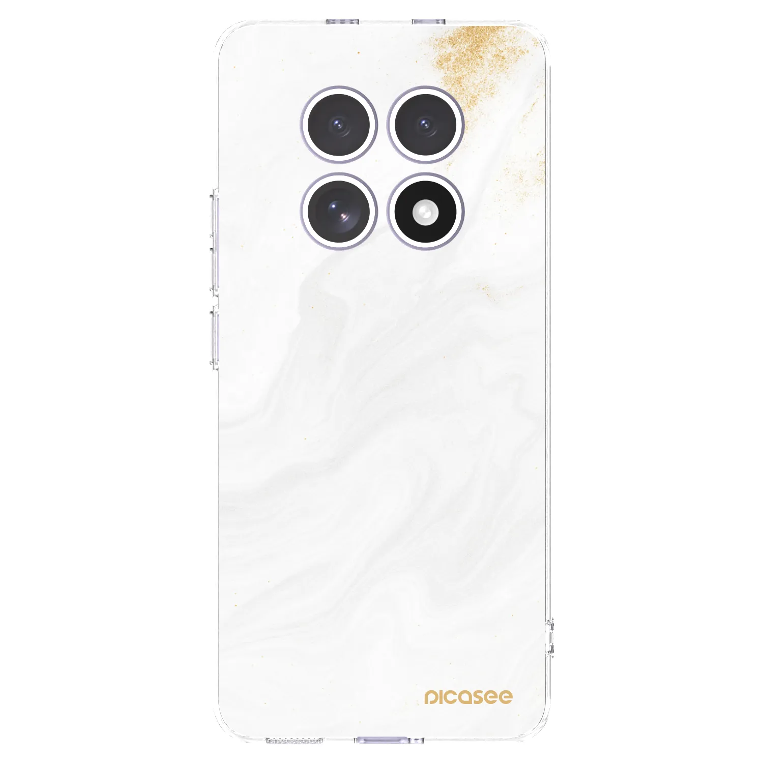Picasee silikonowe przeźroczyste etui na Xiaomi Redmi Note 15 4G - White
