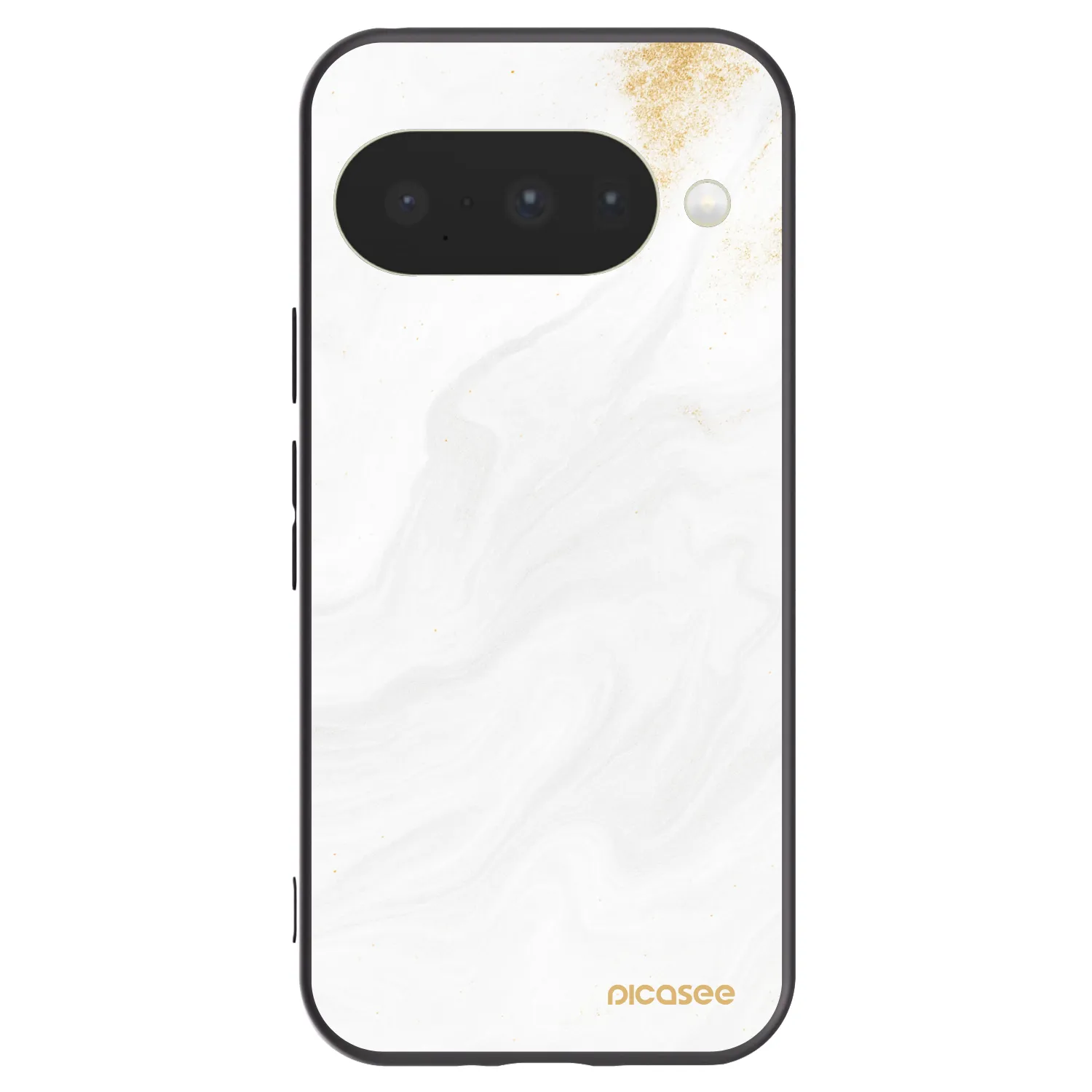 Picasee silikonowe czarne etui na Google Pixel 10 - White