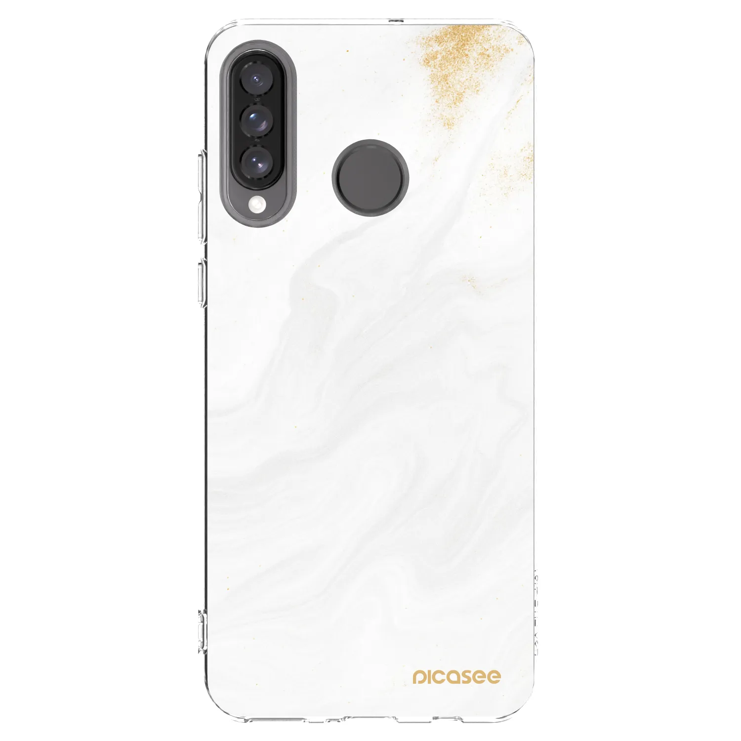 Picasee silikonowe przeźroczyste etui na Huawei P30 Lite - White