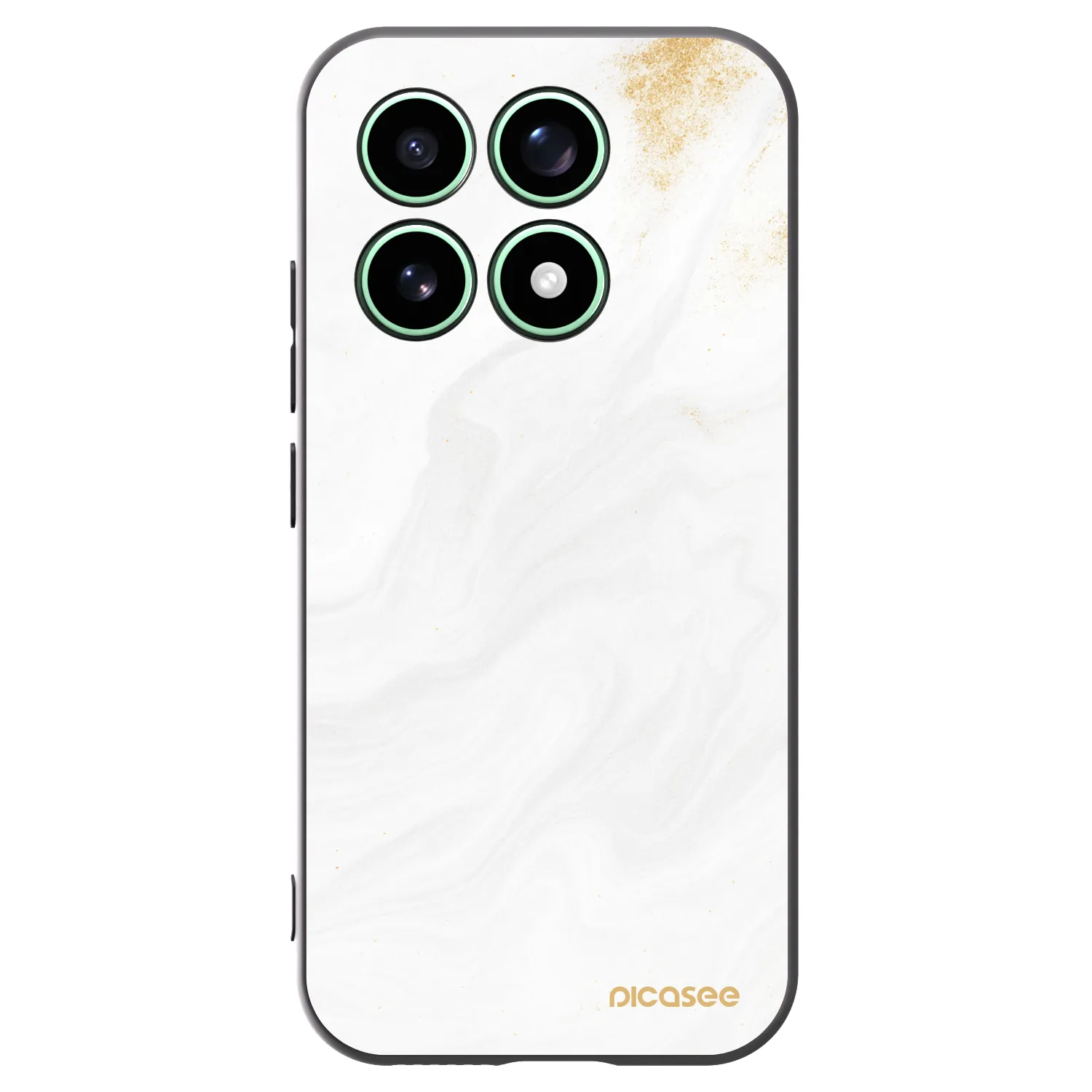 Picasee silikonowe czarne etui na Xiaomi 17 - White