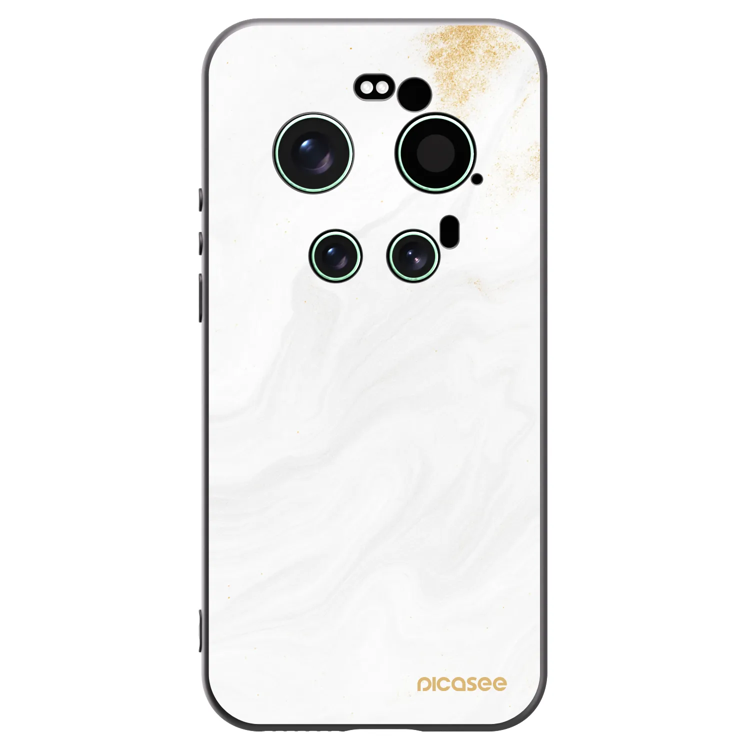 Picasee silikonowe czarne etui na Xiaomi 17 Ultra - White