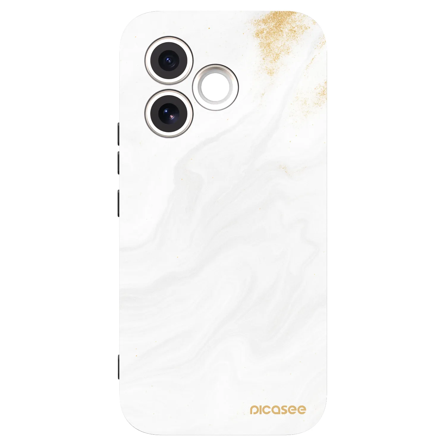 Picasee silikonowe czarne etui na Honor 600 Lite - White