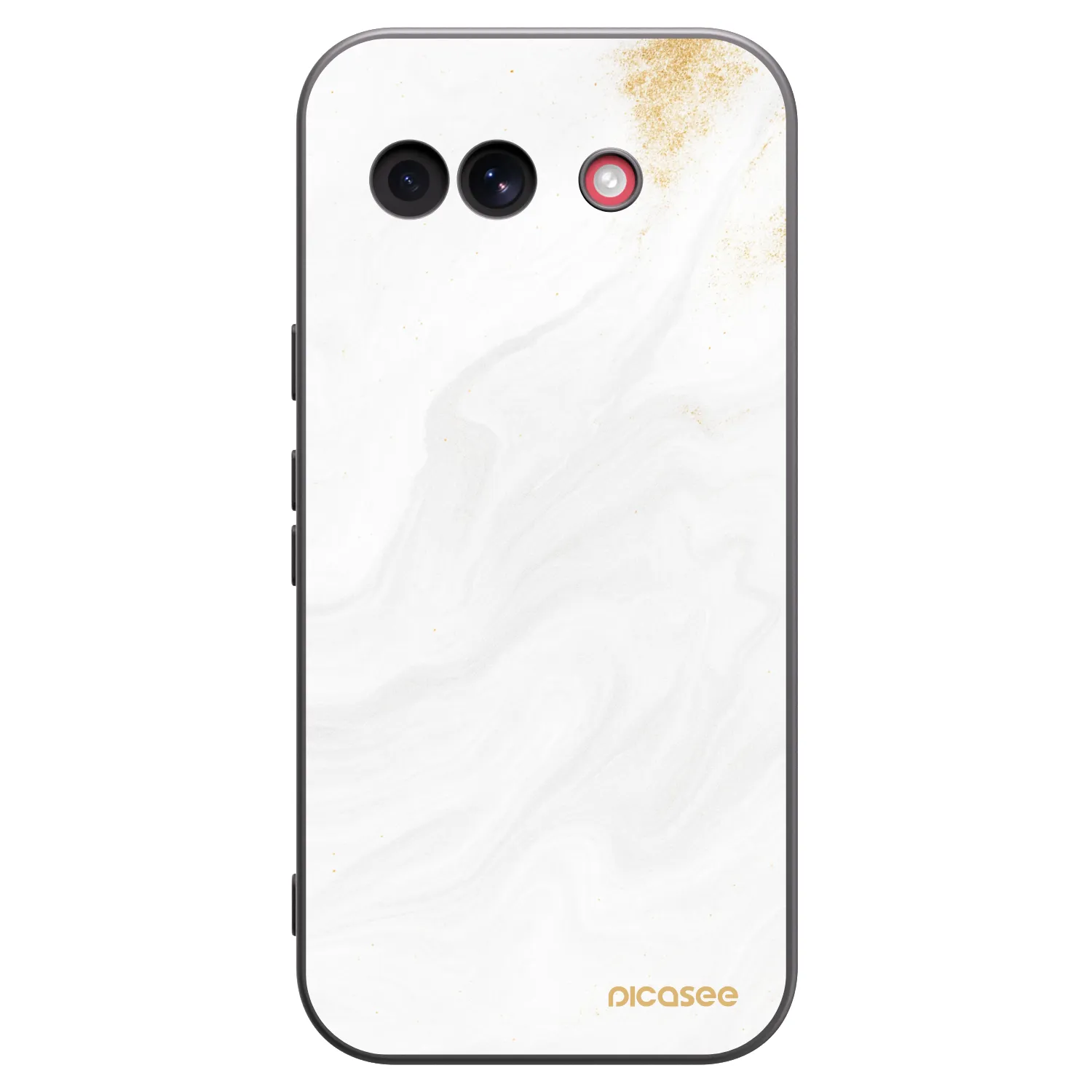 Picasee silikonowe czarne etui na Google Pixel 10a - White