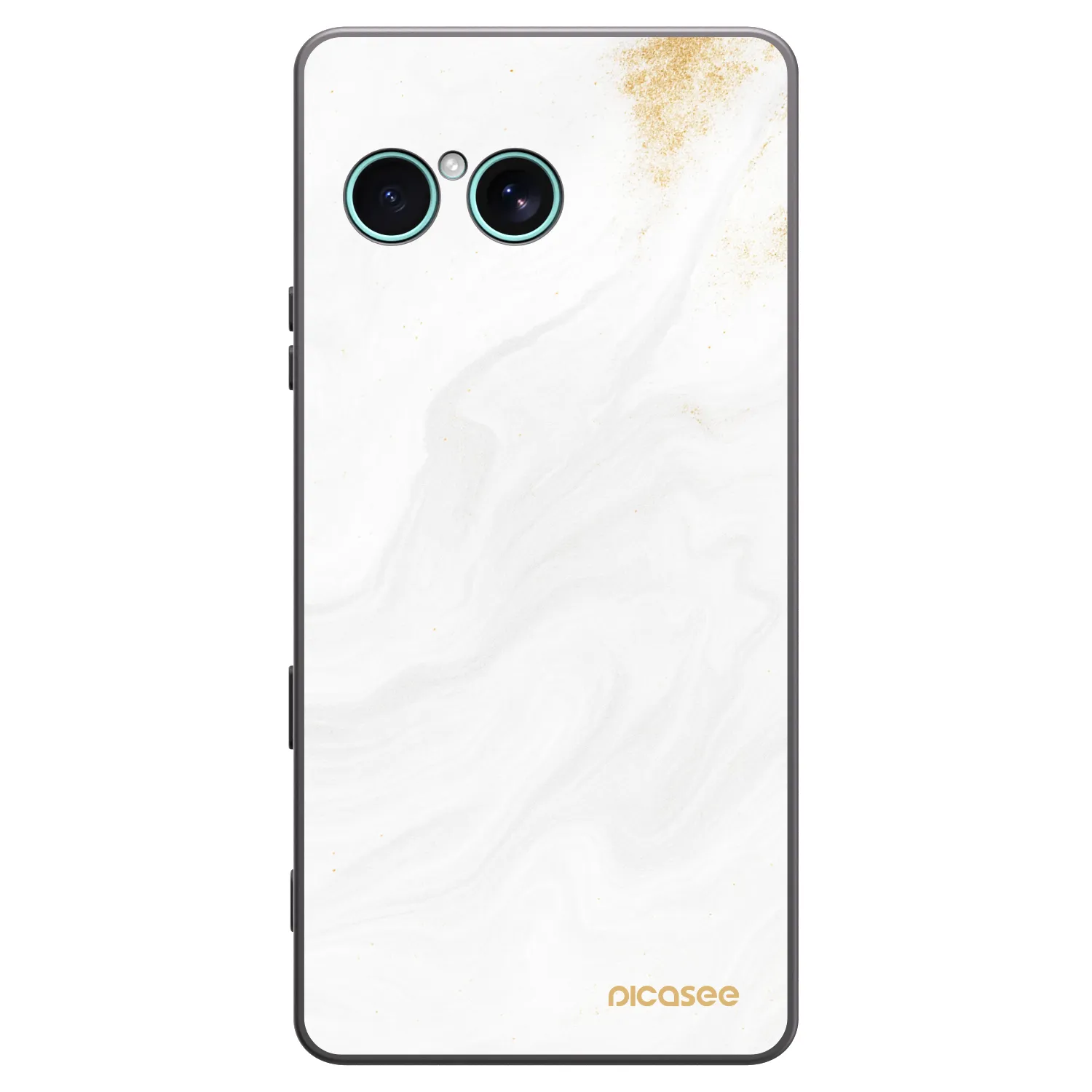 Picasee silikonowe czarne etui na Sony Xperia 10 VII - White