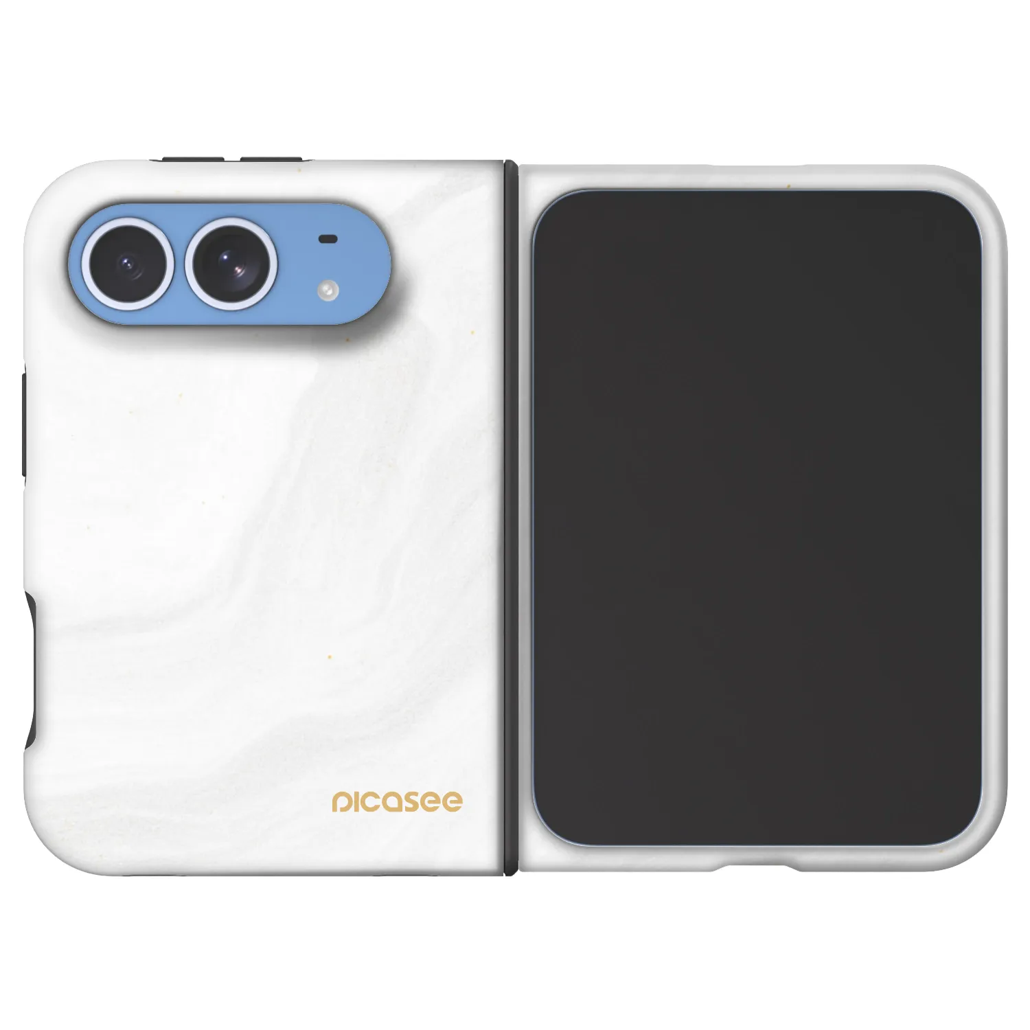 Picasee Fashion Case MagSafe na Apple iPhone Duo - White