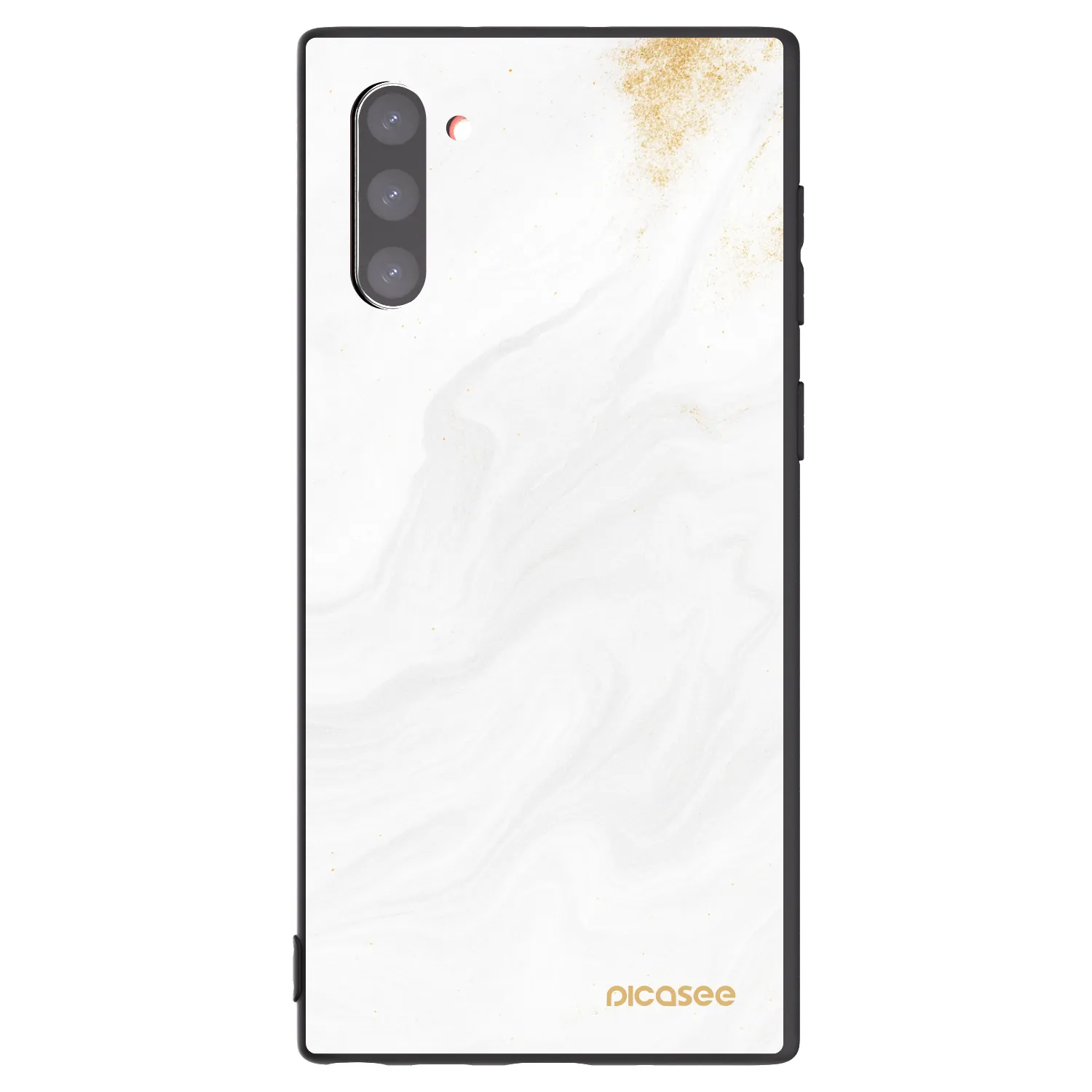 Picasee silikonowe czarne etui na Samsung Galaxy Note 10 N970F - White