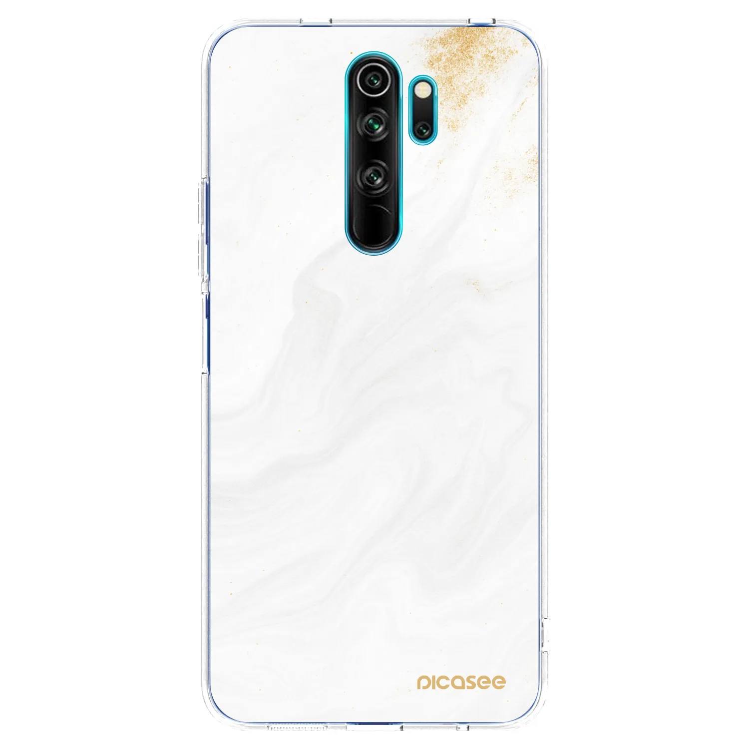 Picasee silikonowe przeźroczyste etui na Xiaomi Redmi Note 8 Pro - White