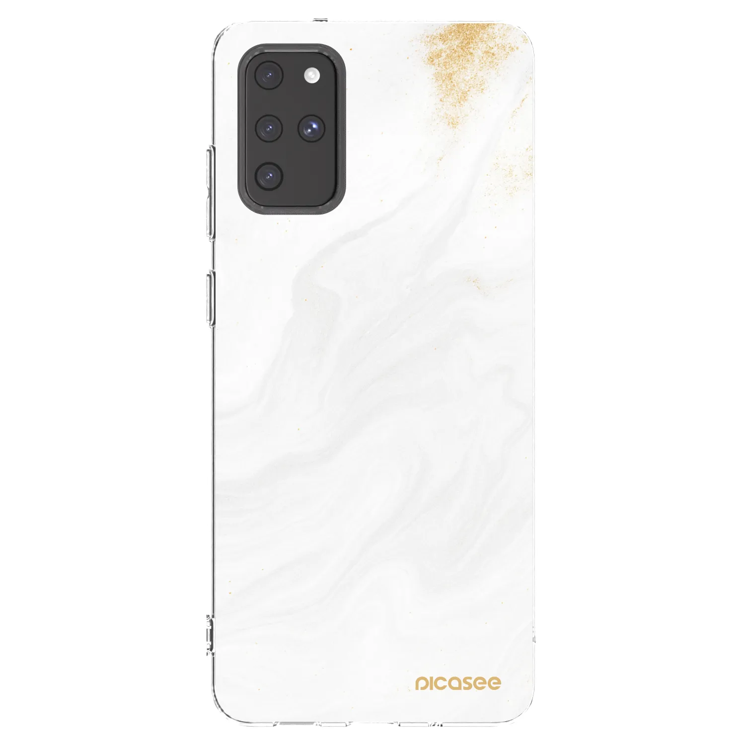 Picasee silikonowe przeźroczyste etui na Samsung Galaxy S20+ G985F - White