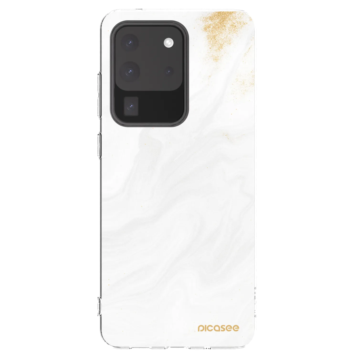 Picasee silikonowe przeźroczyste etui na Samsung Galaxy S20 Ultra 5G G988F - White