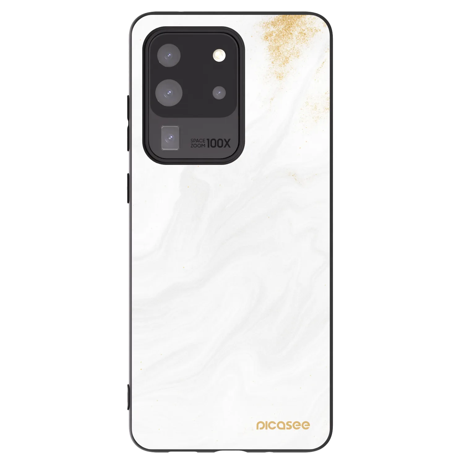 Picasee silikonowe czarne etui na Samsung Galaxy S20 Ultra 5G G988F - White