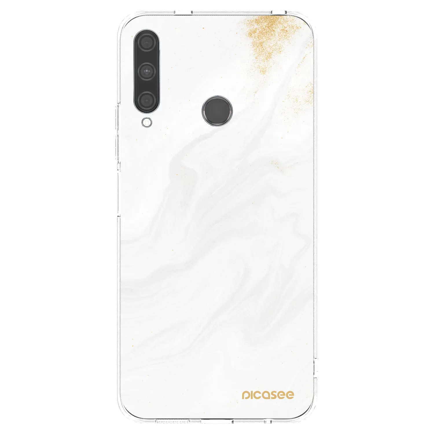 Picasee silikonowe przeźroczyste etui na Huawei P40 Lite E - White