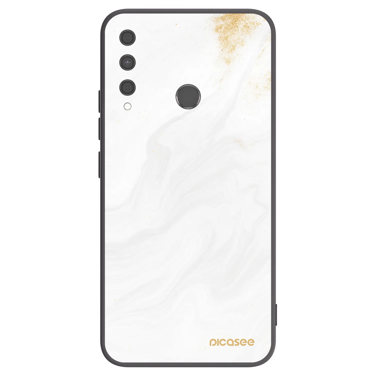 Picasee silikonowe czarne etui na Huawei P40 Lite E - White