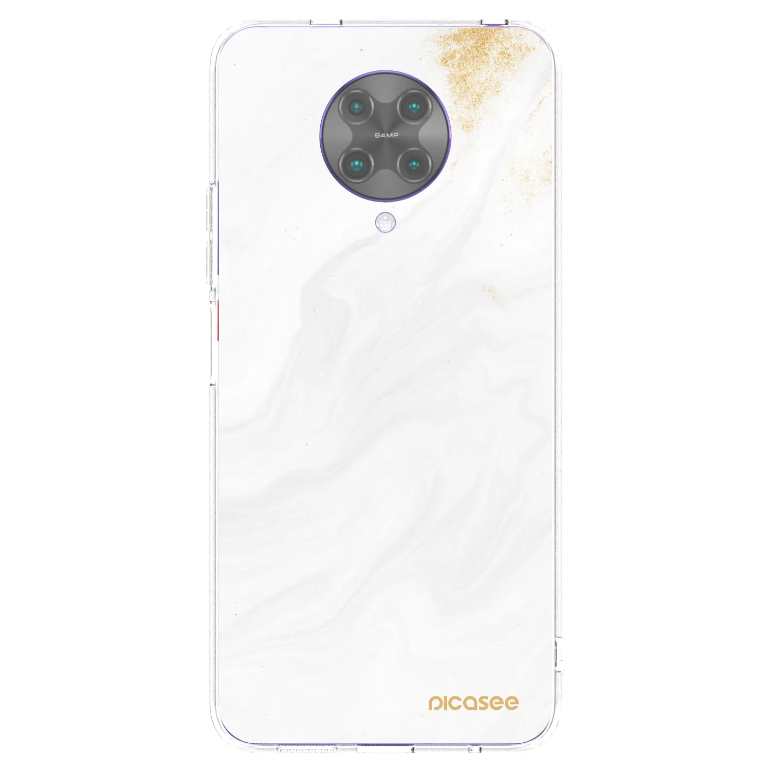 Picasee silikonowe przeźroczyste etui na Xiaomi Poco F2 Pro - White
