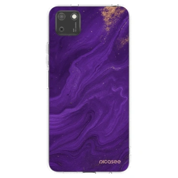 Picasee silikonowe przeźroczyste etui na Huawei Y5P - Purple
