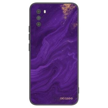 Picasee silikonowe czarne etui na Xiaomi Poco M3 - Purple