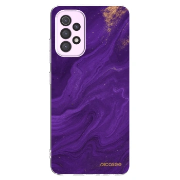 Picasee silikonowe przeźroczyste etui na Samsung Galaxy A32 5G A326B - Purple