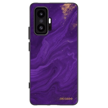 Picasee silikonowe czarne etui na Xiaomi 11T - Purple