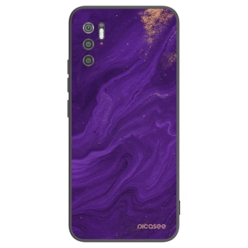 Picasee silikonowe czarne etui na Xiaomi Poco M3 Pro 5G - Purple