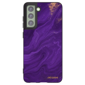 Picasee silikonowe czarne etui na Samsung Galaxy S21 FE 5G - Purple