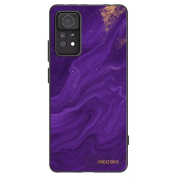 Picasee silikonowe czarne etui na Xiaomi Redmi Note 11 Pro 5G - Purple