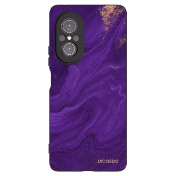 Picasee silikonowe czarne etui na Huawei Nova 9 SE - Purple