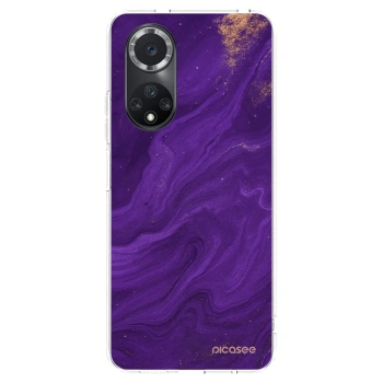 Picasee silikonowe przeźroczyste etui na Huawei Nova 9 SE - Purple