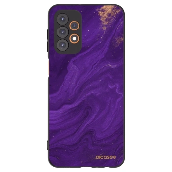 Picasee silikonowe czarne etui na Samsung Galaxy A23 A235F 4G - Purple