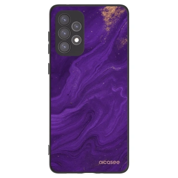 Picasee silikonowe czarne etui na Samsung Galaxy A73 5G - Purple