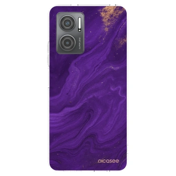 Picasee silikonowe przeźroczyste etui na Xiaomi Redmi 10 5G - Purple
