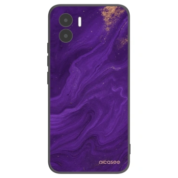 Picasee silikonowe czarne etui na Xiaomi Redmi A1 - Purple
