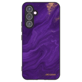 Picasee silikonowe czarne etui na Samsung Galaxy A54 5G A546B - Purple