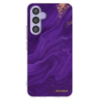 Picasee silikonowe przeźroczyste etui na Samsung Galaxy A54 5G A546B - Purple