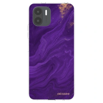 Picasee silikonowe przeźroczyste etui na Xiaomi Redmi A2 - Purple