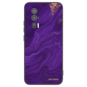 Picasee silikonowe czarne etui na Xiaomi Poco F5 Pro 5G - Purple