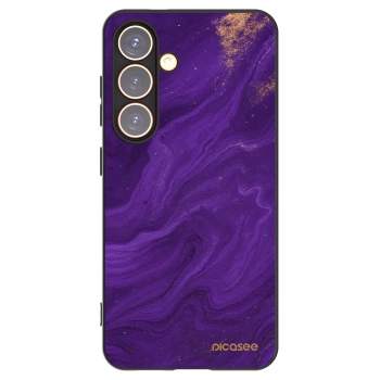 Picasee silikonowe czarne etui na Samsung Galaxy S24 S921B 5G - Purple