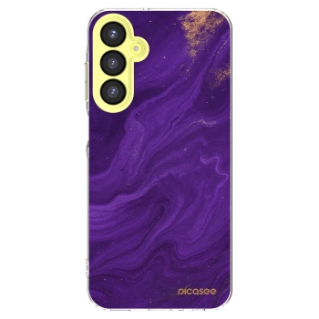 Picasee silikonowe przeźroczyste etui na Samsung Galaxy A25 A256B 5G - Purple