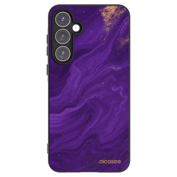 Picasee silikonowe czarne etui na Samsung Galaxy A55 5G A556B - Purple