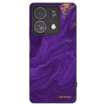 Picasee silikonowe czarne etui na Xiaomi Redmi Note 13 Pro 4G - Purple