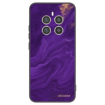 Picasee silikonowe czarne etui na Realme 12 Pro 5G - Purple
