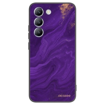 Picasee silikonowe czarne etui na Vivo V40 SE 5G - Purple
